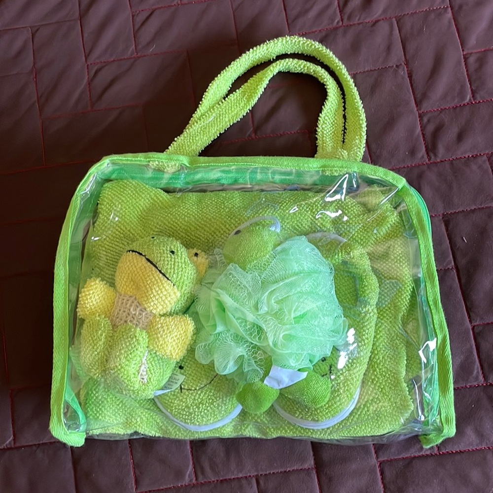 Frog Theme Baby bath Set New